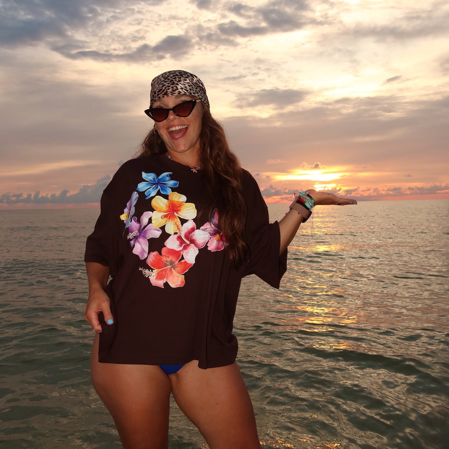 Colorful Flowers Blouse